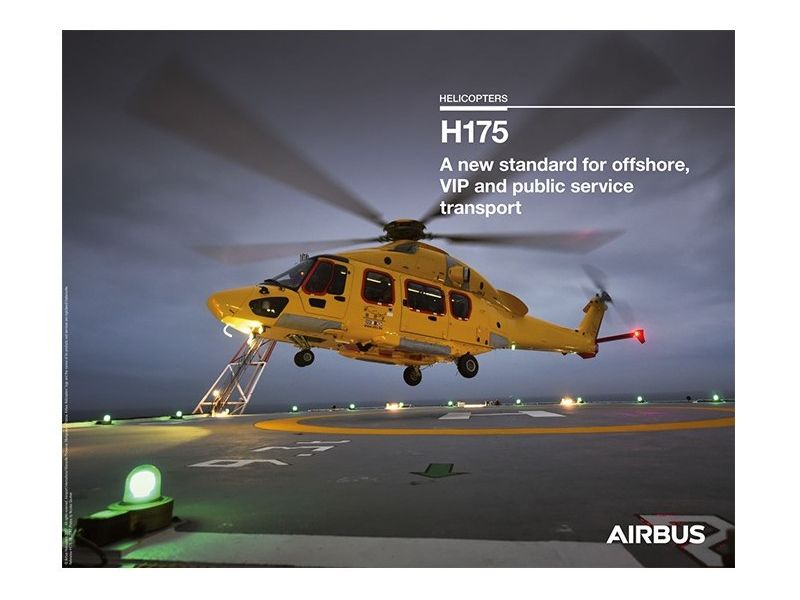 【Airbus H175 Poster】 エアバス ヘリコプター ポスター
