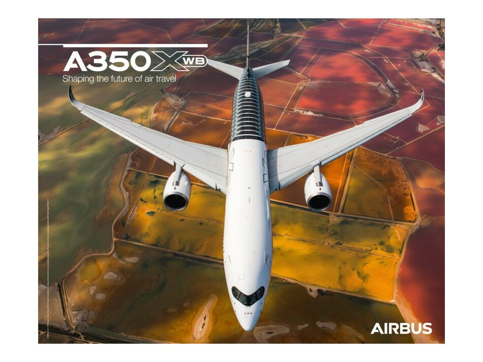 Airbus A350 XWB Front View Poster Х Ե ݥ