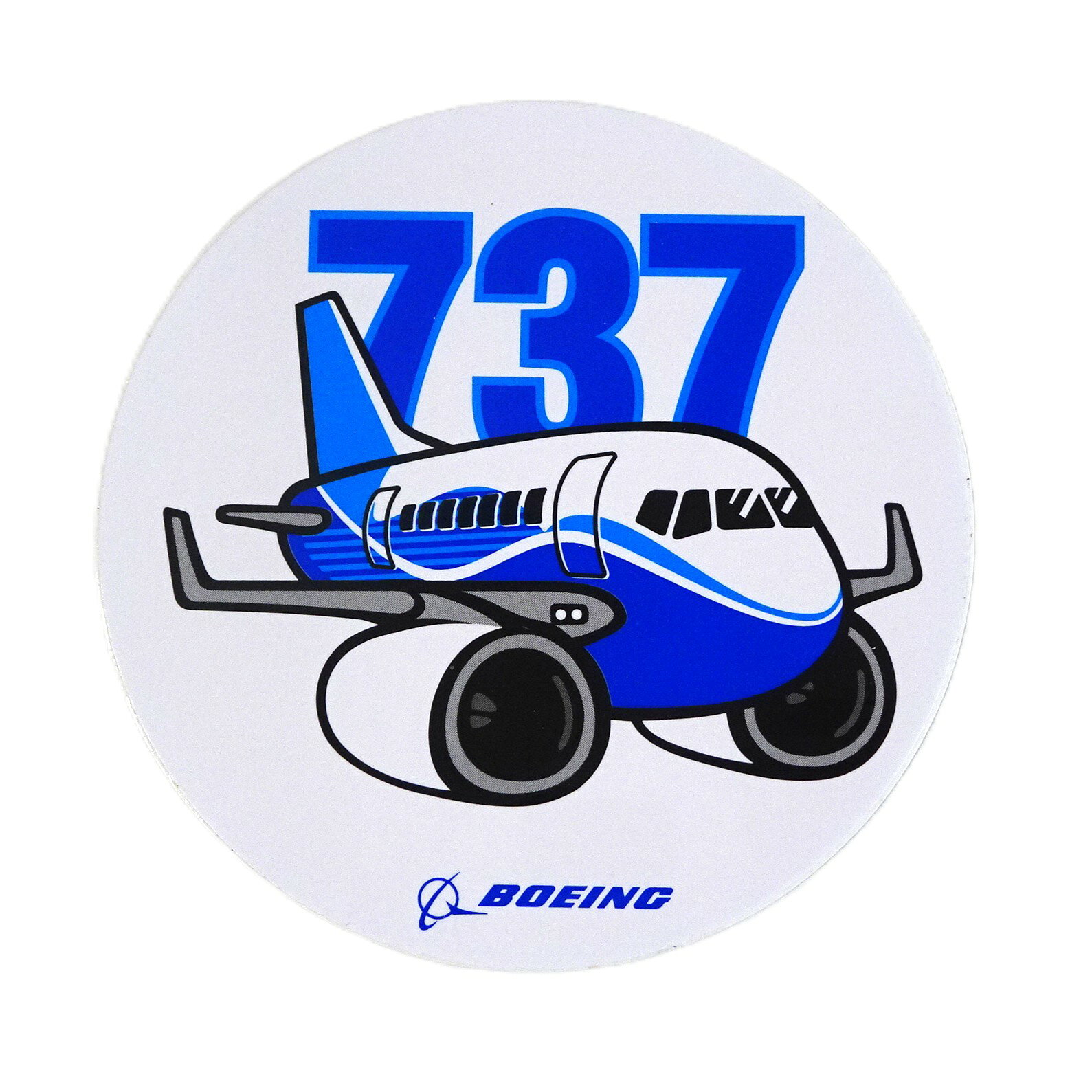 樂天商城 - 【BOEING】 ボーイング 737 Pudgy ステッカー
