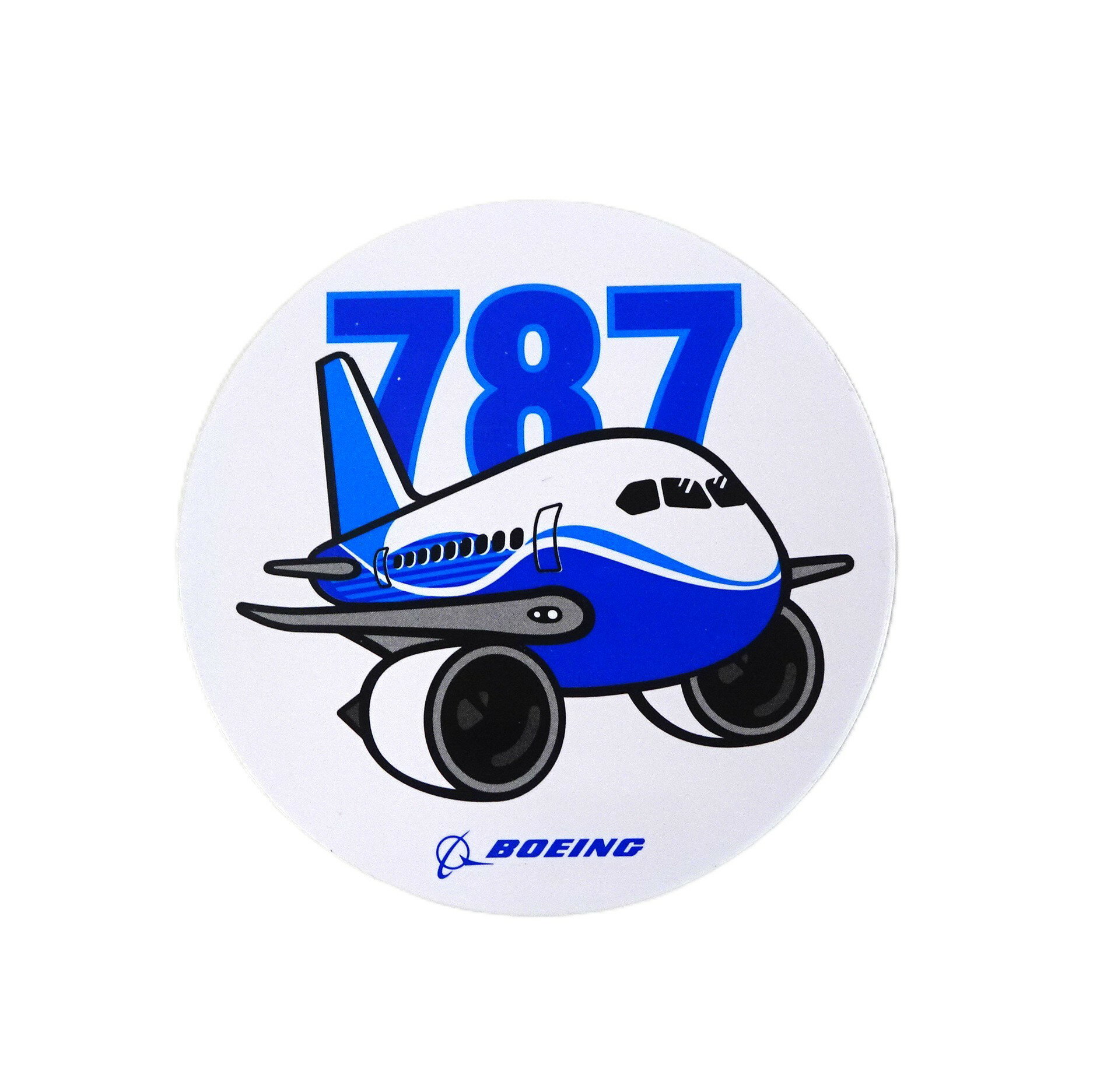 【BOEING】 ボーイング 787 Pudgy ステッカー