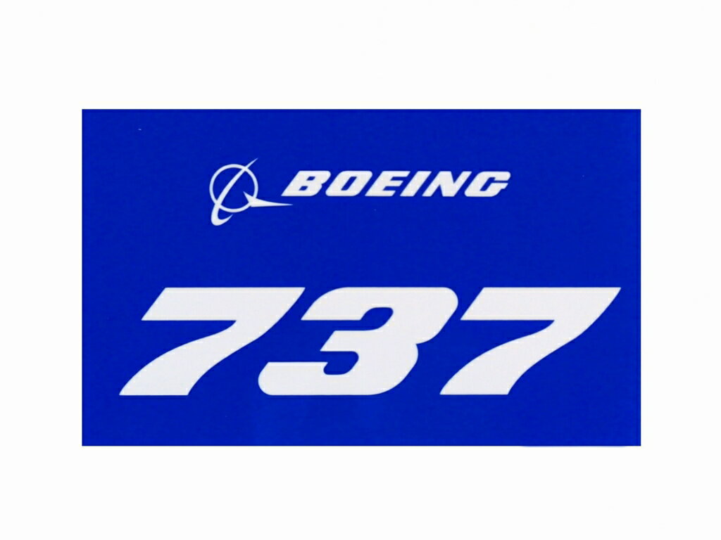 ボーイング 737 ブルーステッカー