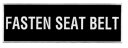 FASTEN SEATBELT PLACARD DECAL