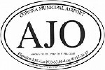 CORONA AIRPORT (AJO) DECAL