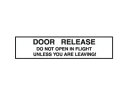 DOOR RELEASE DECAL