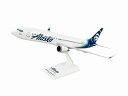 【Alaska Airlines Boeing 737 MAX 9】 アラスカ航空 ボーイング プラスチック モデル 1/130