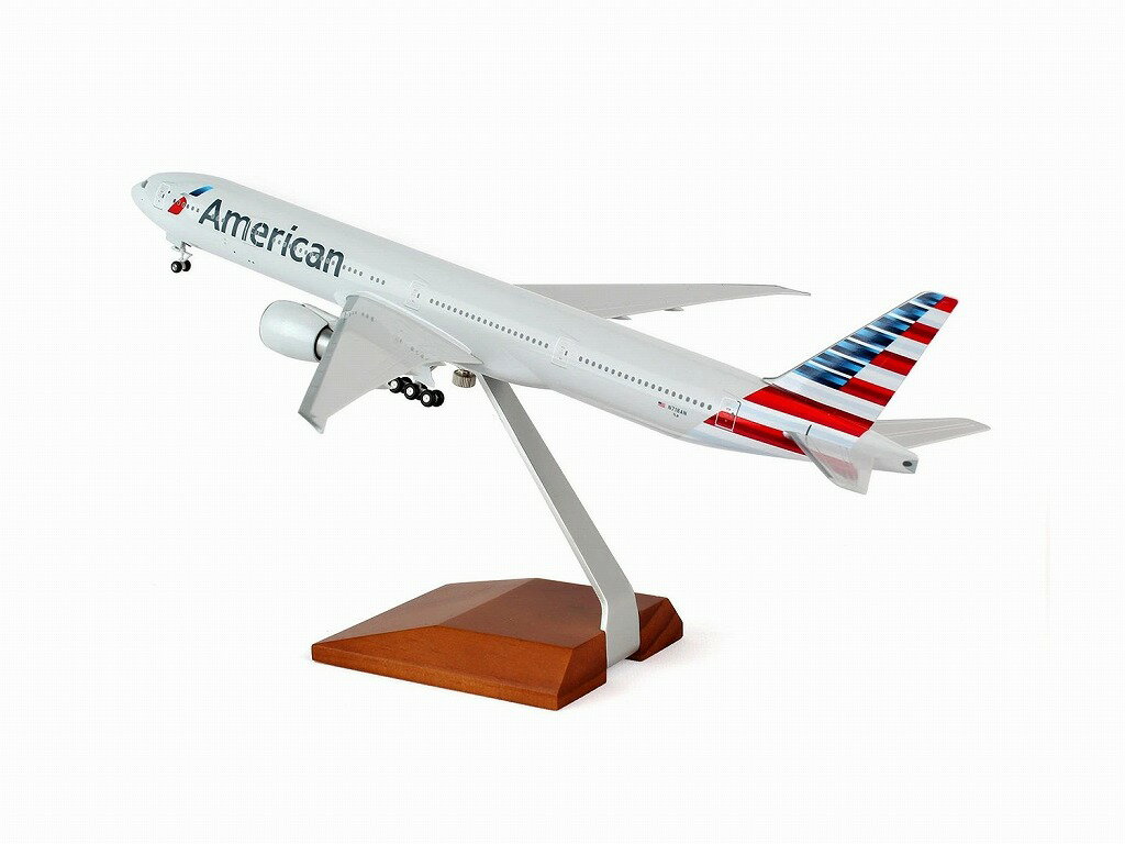 【American Boeing 777-300】 アメリカン航空 ボーイング プラスチック モデル 1/200