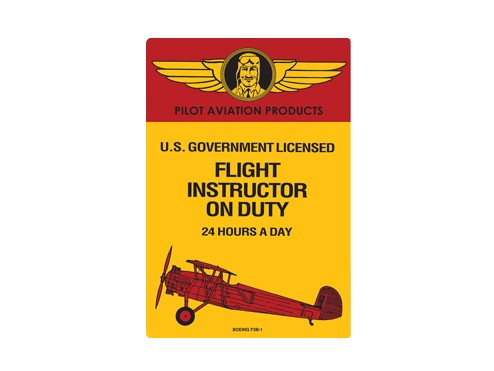 樂天商城 - FLIGHT INSTRUCTOR ON DUTY TIN SIGN