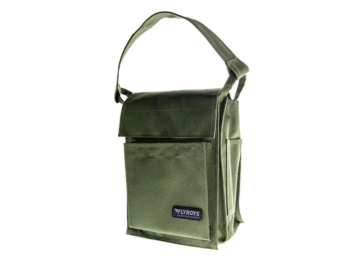 FLYBOYS PUBS BAG OLIVE GREEN FB1020 フライボーイズ フライトバッグ ヘッドセットバッグ パイロット オリーブ グリーン