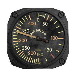 【Trintec Vintage Airspeed Magnet】 トリンテック 航空計器 速度計 マグネット FMV61
