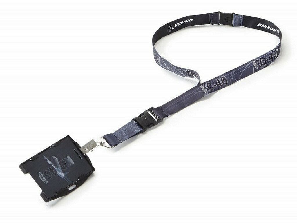 【Boeing KC-46 X-Ray Graphic Lanyard】 ボーイング KC46 グラフィック ネックストラップ