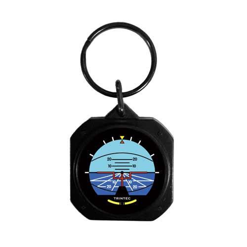 【Trintec Classic Artificial Horizon Keychain】トリンテック 航空計器 ホライゾン キーホルダー KC63