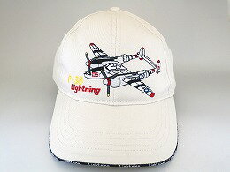 樂天商城 - P-38ライトニング(LIGHTNING)刺繍キャップ
