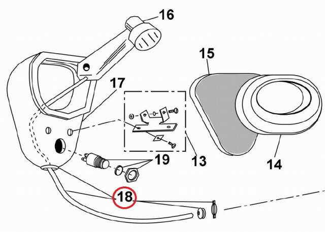 （デビッドクラーク）DAVID CLARK Microphone Cord Assy (18315G-02)