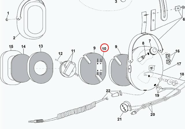 （デビッドクラーク）DAVID CLARK AMPLIFIER (41087G-01)