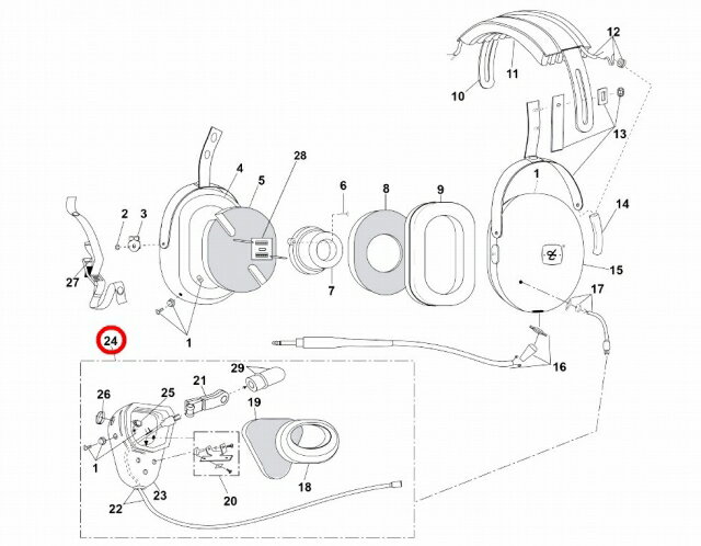 ☆サンワサプライ ワイヤレスガイド用マイク(親機用) MM-WGS2T-MC1