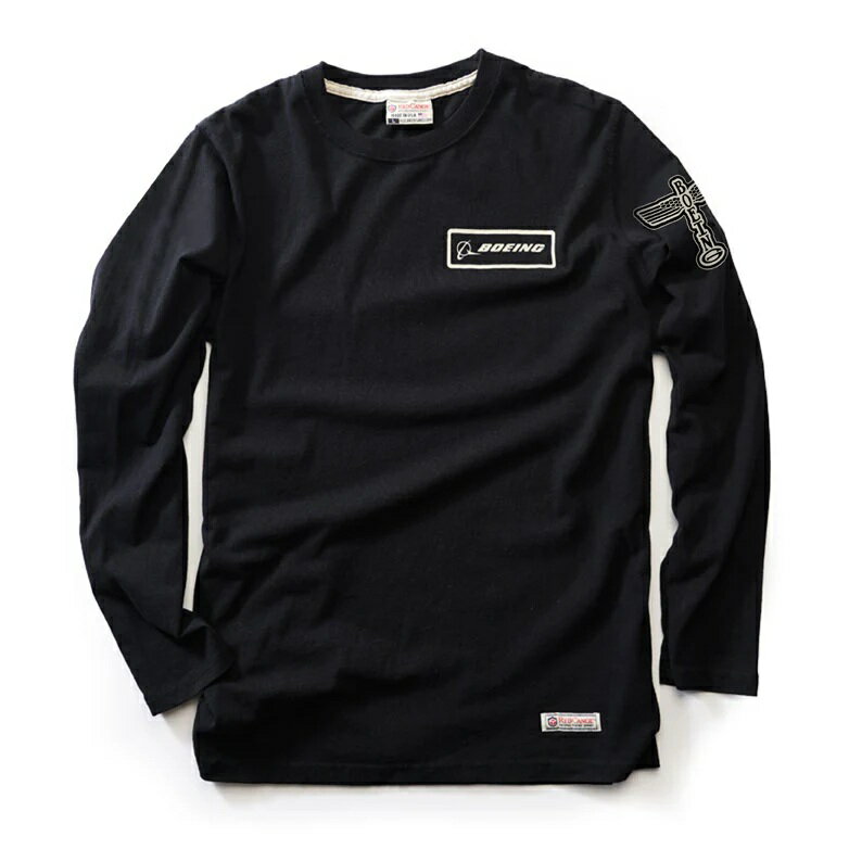 樂天商城 - 【BOEING × RED CANOE】 ボーイング×レッドカヌー Totem ロゴ 長袖Tシャツ