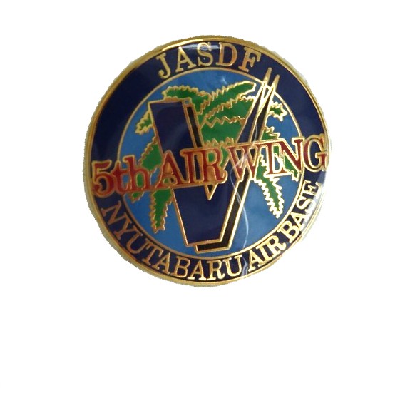 航空自衛隊 新田原基地 ピンバッチ(大)