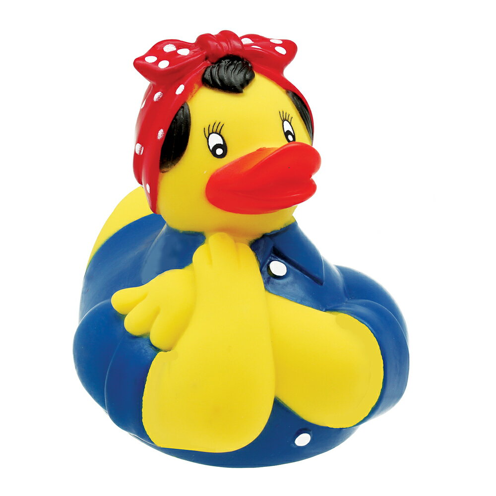 【Rosie the Riveter rubber Duckie】　ロージー アヒル
