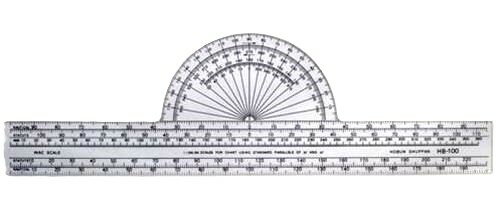 NAVIGATION PLOTTER 航法定規　HB-100