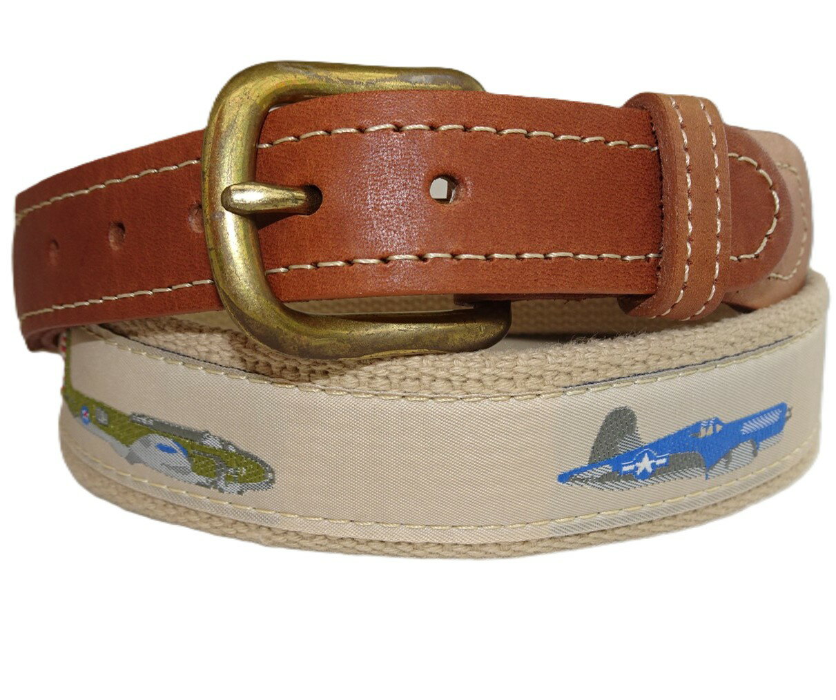 樂天商城 - ※ジャンク品　プレーンベルト　ベージュ(38インチ)