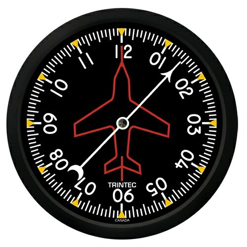 【Trintec Modern Directional Gyro Round Clock】 トリンテック 航空計器 掛け時計 2062 【Trintec Modern Directional Gyro Round Clock】 トリンテック 航空計器 掛け時計 2062