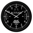 【Trintec Classic Altimeter Round Clock】 トリンテック 航空計器 高度計 掛け時計 9060