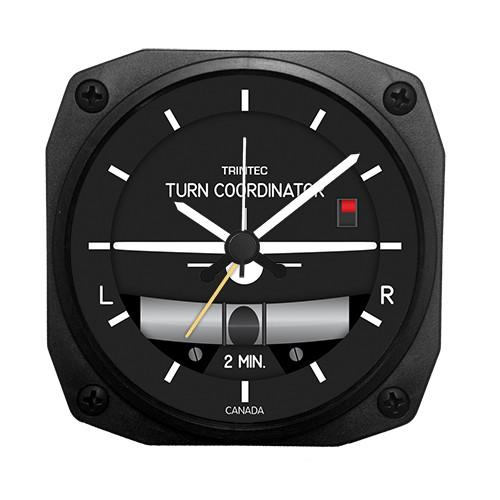 【Trintec Modern Turn & Bank Alarm Clock】 トリンテック 航空計器 目覚し時計 DM26