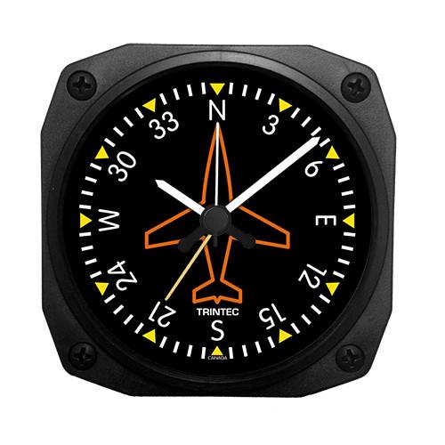 【Trintec Classic Directional Gyro Alarm Clock】 トリンテック 航空計器 目覚し時計 DM62
