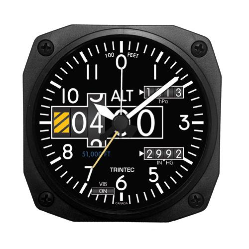 【Trintec Modern Altimeter Alarm Clock】 トリンテック 航空計器 高度計 目覚し時計 DM20