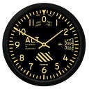 【Trintec Vintage Altimeter Round Clock】 トリンテック 航空計器 高度計 掛け時計 9060V