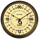 【Trintec Cessna ZULUTIME 24-Hour Clock】 トリンテック セスナ アンティーク ウォールクロック 24時間計