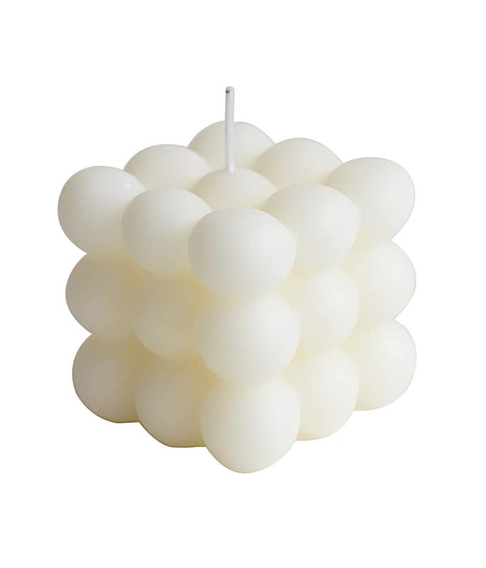 alint キャンドル ボンボンキャンドル アロマキャンドル BonBon 韓国雑貨 韓国インテリア インテリア ソイワックス ろうそく ホワイト 縦6cm 横6cm 高さ6cm