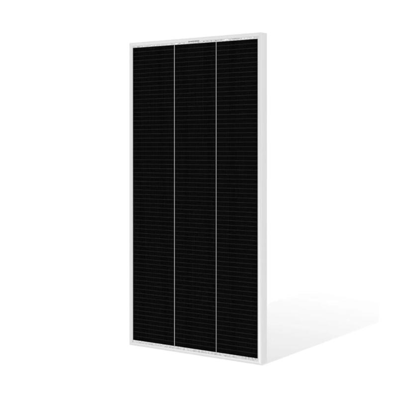 影に強い GWSOLAR 120W 太陽光パネル1枚入り 変換効率20.8% RENEW 全並列ソーラーパネル【12V充電: 電圧19.2V/電流 6.25A】単結晶PERC 太陽光パネル/汚れ【EL検査複数回実施・細長コンパクトサイズ：1