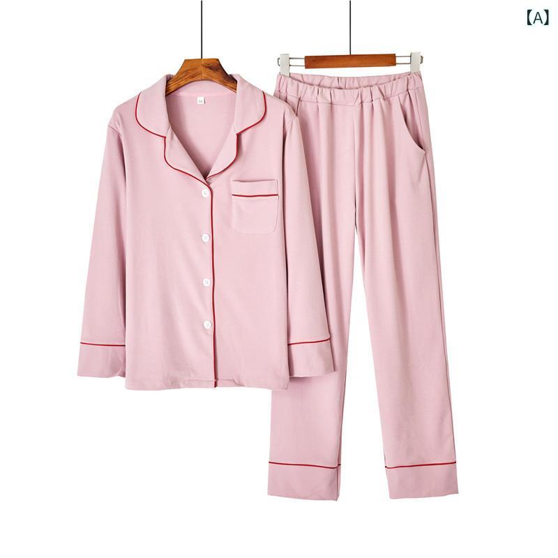 ホット カードの ベルベットの 秋冬の カップルの パジャマの カーディガンの 襟の 長袖の 快適な 暖か..