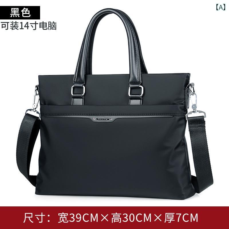 Satchel-Style Briefcases - シングル ショルダーの 男性の ハンドバッグの ブリーフ ケースの 皮の 水を かけない ように します。