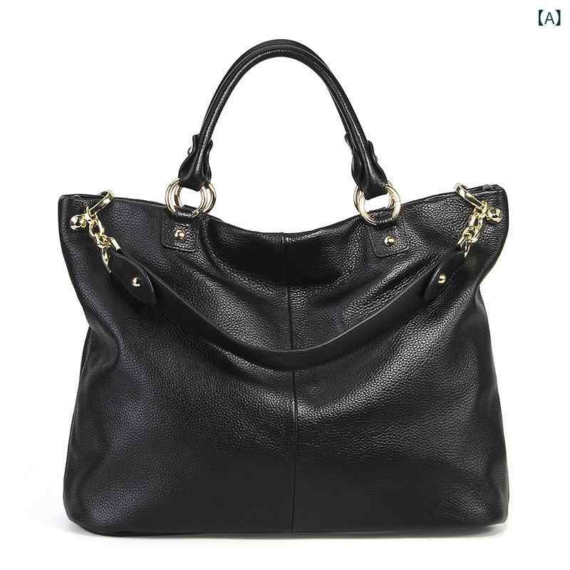 人気の 新作 高級 牛革 レディース ハンドバッグ、 欧米 風 ファッション本 革 女性 用 バッグ、 ショルダー / クロス ボディ / トートバッグ
