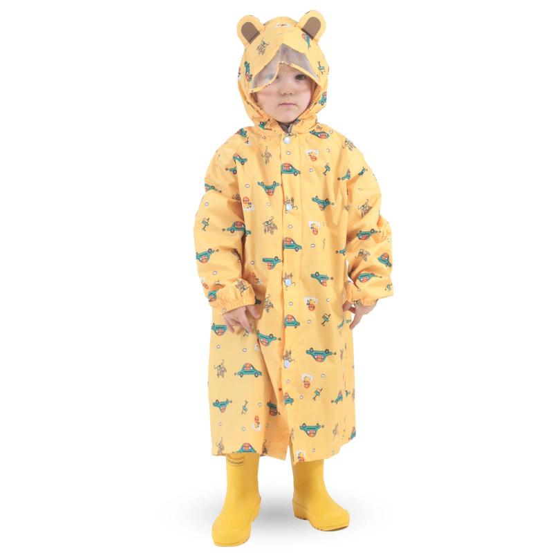 樂天商城 - [enbihouse] 【Smart-Bear】T011 キッズ レインコート 女の子 子供用 レインウェア 男の子 雨具 男女兼用 小学生 レインポンチョ 防水 防風 収納ポーチ付 梅雨対策 通園 通学 入園