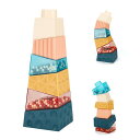 Promise Babe 赤ちゃん 積み木 不規則形 プラスチック シリコン 6pcs 音出る 出産祝い 減圧グッズ ソフトブロック 知育玩具 柔らかい 誕生日プレゼント お風呂 子供 1歳以上…