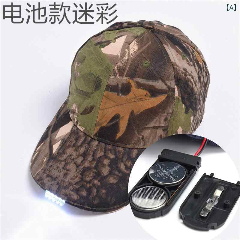 発光 帽子 led ライト 照明 野球 帽 男性 屋外 キャンプカエデカエデ 夜 用 钓り 帽子 充 电 帽子(x2)