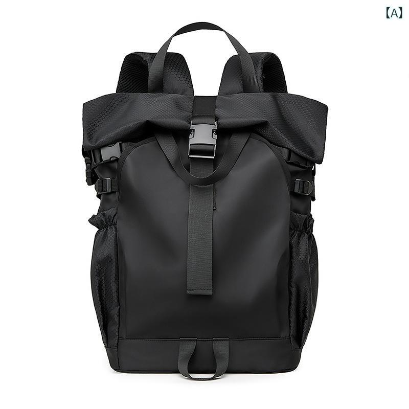 国境を 越えた アマゾン ヨーロッパの カジュアルな 巻き 口 巻き バック パック 大学生 旅行大 容量 バック パック