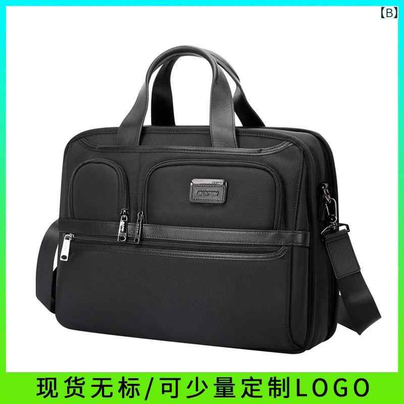 新 商品 ブリーフケースビジネスハンドバッグ大 容量 斜め がけ ショルダーバッグ 男性 ショルダーバッグ 防水 カバン ブランド(x3)