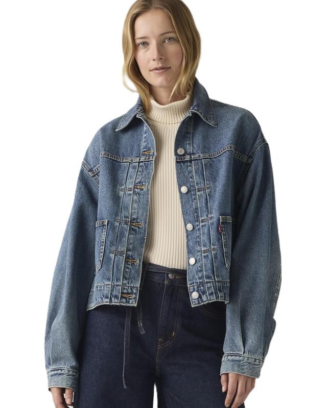 Levi's(リーバイス) デニムジャケットバルーンスリーブ トラッカージャケットレディース