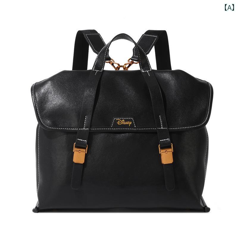 ディズニー 純正 バッグ レディース リュックサック 2025 年 新作 通勤大 容量 ショルダーバッグ ブリーフ ケース(x3)