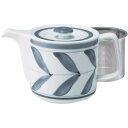 西海陶器 波佐見焼 ティーポット 急須 マジョリカ スーパーステンレス 茶こし付 容量約550ml 電子レンジ可 食洗器対応 日本製(3)