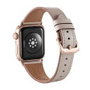 YKDJOP コンパチブル アップルウォッチ バンド スマートレザーバンド スリム 本革 ベルト 対応 apple watch series 7 6 SE 5 ...