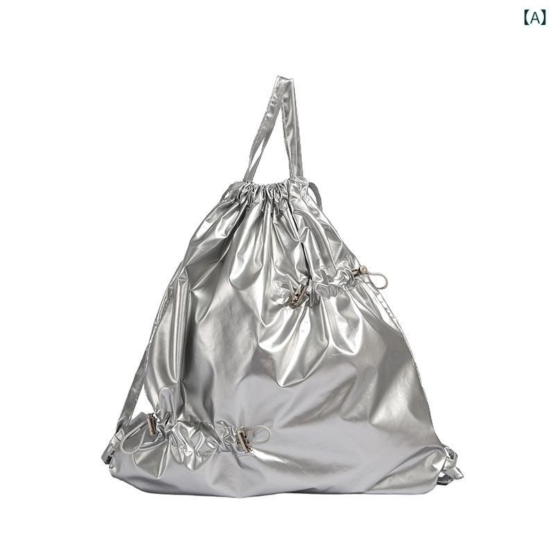 2024 ファッションの 束の 口の ひもの 女性の カバンの 蝶結びの 質感の バケツの カバンは 出勤 して 簡単な 肩の リュックサックを 包みます。