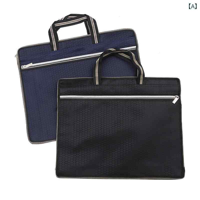 卸売り大 容量 手提げ 事務 会議 書類 袋 防水 ブリーフ ケース 書類 袋 書類 袋に ロゴを 印刷 する ..