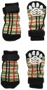 ランジュ (L'ange) DOG SOCKS check beige M サイズ