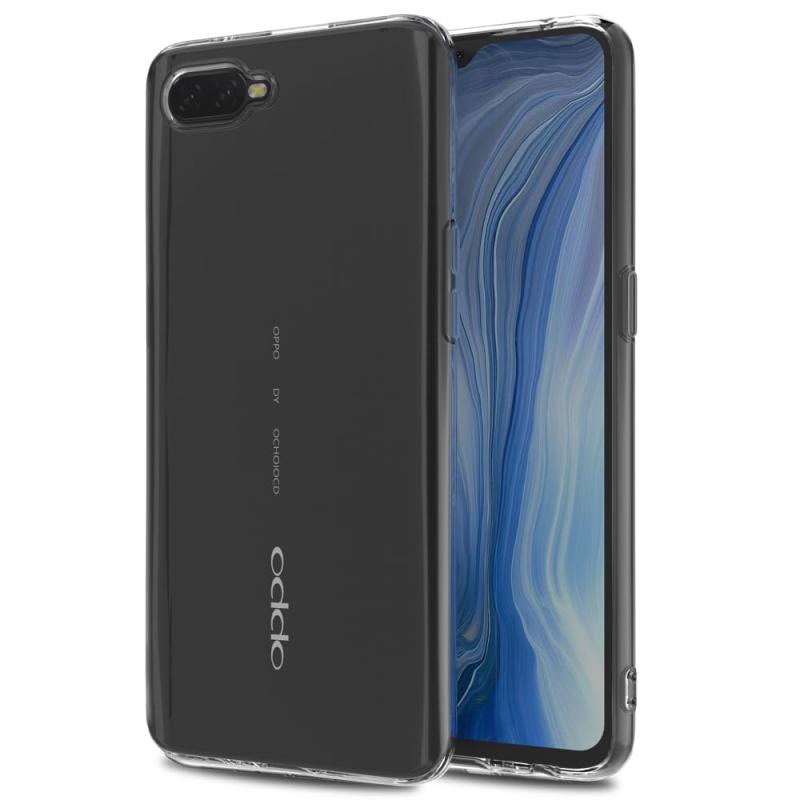 Youriad OPPO Reno A ケース カバー | 透明 クリア ソフト カバー| 特徴 耐衝撃 軽量 薄型 ストラップ 滑り止め 落下防止 TPU
