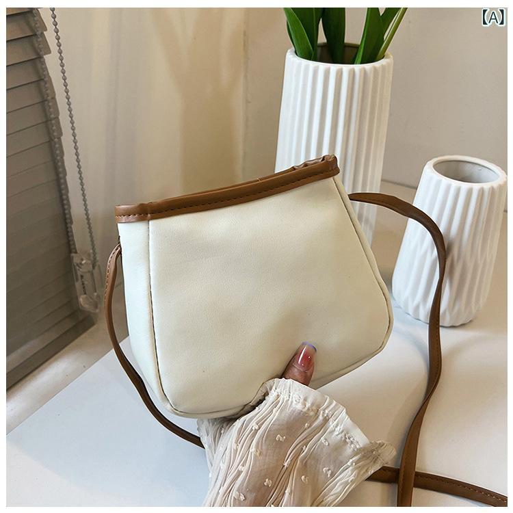 夏の 柔らかい 皮の 小さい ショルダーバッグの 2024 新型の大 容量の 質感の 洋風の 百 合の 少女の超 火の 斜めの ショルダーの 包み